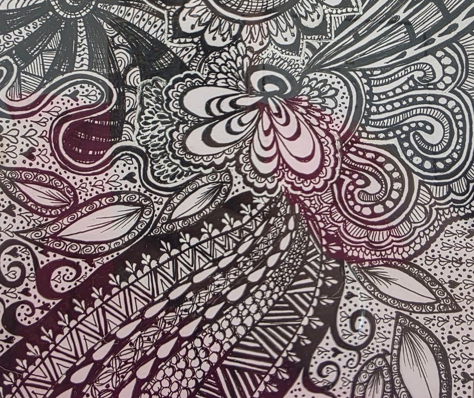zentangle drawing