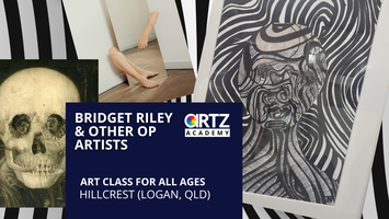 Bridget Riley: Op Art Design Workshop (Art Class Logan)